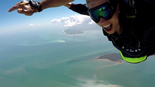 Skydiving with a view! :)