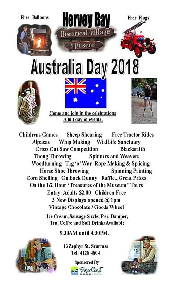 Historical Village Australia Day Programme