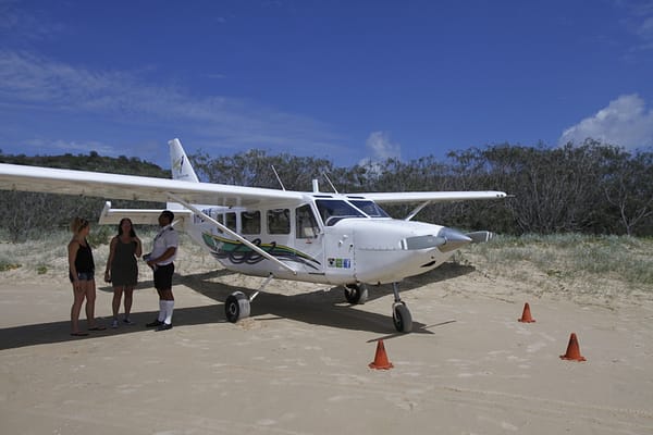 Scenic flights of Fraser Island